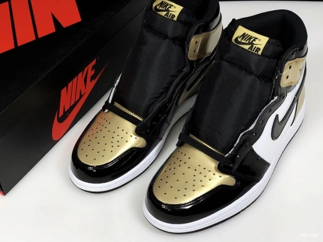 Rep TBK Air Retro High 861428-007 Toe Glod 1 Jordan 0629